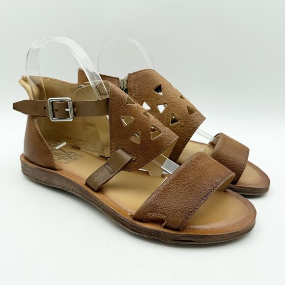 Miz Mooz Womens Frida Sandals EU 39 US 8.5-9 Brown Brandy Leather NIB - Picture 5 of 14